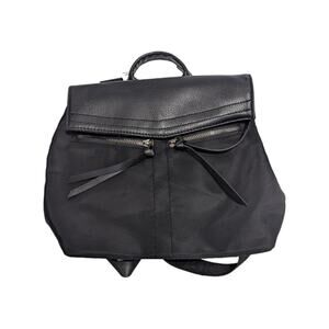 Botkier Trigger Mini Backpack Black Nylon New York Womens Travel School Classic